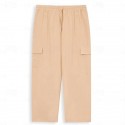Men's Cargo Pants Trousers Summer Pants Beach Pants Drawstring Multi Pocket Straight Leg Plain Comfort Breathable Outdoor Daily Going out Fashion Casual Black White