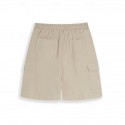 Men's Shorts Linen Shorts Summer Shorts Beach Shorts Drawstring Elastic Waist Multi Pocket Plain Knee Length Outdoor Beach Hawaiian Casual ArmyGreen Black Inelastic