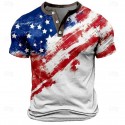 Men's Flag American Flag National Flag Swimming Trunks Board Shorts Shorts Mid Waist Fashion Streetwear Hawaiian Casual Daily Holiday Pocket Drawstring Elastic Waist Designer Clothing Apparel