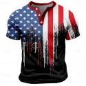 Men's Flag American Flag National Flag Swimming Trunks Board Shorts Shorts Mid Waist Fashion Streetwear Hawaiian Casual Daily Holiday Pocket Drawstring Elastic Waist Designer Clothing Apparel