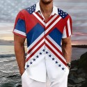 Men's Flag American Flag National Flag Swimming Trunks Board Shorts Shorts Mid Waist Fashion Streetwear Hawaiian Casual Daily Holiday Pocket Drawstring Elastic Waist Designer Clothing Apparel