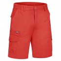 Men's Cargo Shorts Shorts Summer Shorts Elastic Waist Multi Pocket Flap Pocket Plain Comfort Wearable Knee Length Outdoor Sport Daily Fashion Casual Black Yellow
