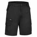 Men's Cargo Shorts Shorts Summer Shorts Elastic Waist Multi Pocket Flap Pocket Plain Comfort Wearable Knee Length Outdoor Sport Daily Fashion Casual Black Yellow