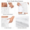 Men's Animal Crocodile Funny Lined Shorts 2 in 1 Board Shorts Swim Shorts Mid Waist Hawaiian Vacation Beach Wear Side Pockets With Compression Liner Elastic Drawstring Waist Designer Clothing Apparel
