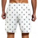 Men's Anchor Funny Duck Lined Shorts 2 in 1 Board Shorts Swim Shorts Mid Waist Hawaiian Vacation Beach Wear Side Pockets With Compression Liner Elastic Drawstring Waist Designer Clothing Apparel