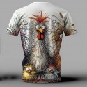 Men's Animal Chick Swimming Trunks Board Shorts Shorts Mid Waist Fashion Streetwear Designer Casual Daily Holiday Pocket Drawstring Elastic Waist Designer Clothing Apparel