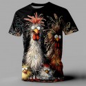 Men's Animal Chick Swimming Trunks Board Shorts Shorts Mid Waist Fashion Streetwear Designer Casual Daily Holiday Pocket Drawstring Elastic Waist Designer Clothing Apparel