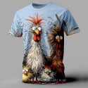 Men's Animal Chick Swimming Trunks Board Shorts Shorts Mid Waist Fashion Streetwear Designer Casual Daily Holiday Pocket Drawstring Elastic Waist Designer Clothing Apparel