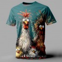Men's Animal Chick Swimming Trunks Board Shorts Shorts Mid Waist Fashion Streetwear Designer Casual Daily Holiday Pocket Drawstring Elastic Waist Designer Clothing Apparel