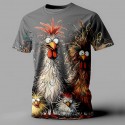 Men's Animal Chick Swimming Trunks Board Shorts Shorts Mid Waist Fashion Streetwear Designer Casual Daily Holiday Pocket Drawstring Elastic Waist Designer Clothing Apparel