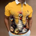 Men's Animal Chick Swimming Trunks Board Shorts Shorts Mid Waist Fashion Streetwear Designer Casual Daily Holiday Pocket Drawstring Elastic Waist Designer Clothing Apparel