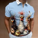 Men's Animal Chick Swimming Trunks Board Shorts Shorts Mid Waist Fashion Streetwear Designer Casual Daily Holiday Pocket Drawstring Elastic Waist Designer Clothing Apparel