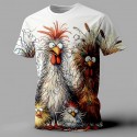 Men's Animal Chick Swimming Trunks Board Shorts Shorts Mid Waist Fashion Streetwear Designer Casual Daily Holiday Pocket Drawstring Elastic Waist Designer Clothing Apparel