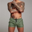Men's Athletic Shorts 3 inch Shorts Workout Shorts Short Shorts Running Shorts with Mesh lining Zipper Pocket Elastic Drawstring Design Solid Color Breathable Quick Dry Short Fitness Running Gym