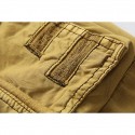 Men's Capri Cargo Shorts Cargo Shorts Shorts Capri Pants Hiking Shorts Leg Drawstring 6 Pocket Plain Comfort Outdoor Daily Going out Fashion Streetwear Black Army Green