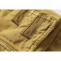Men's Capri Cargo Shorts Cargo Shorts Shorts Capri Pants Hiking Shorts Leg Drawstring 6 Pocket Plain Comfort Outdoor Daily Going out Fashion Streetwear Black Army Green