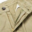 Men's Cargo Shorts Bermuda shorts Work Shorts Hiking Shorts Leg Drawstring Multi Pocket 6 Pocket Plain Knee Length Sports Outdoor Going out Streetwear Classic Black Red