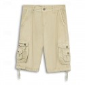 Men's Cargo Shorts Bermuda shorts Work Shorts Hiking Shorts Leg Drawstring Multi Pocket 6 Pocket Plain Knee Length Sports Outdoor Going out Streetwear Classic Black Red