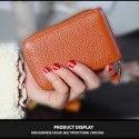 Men's Women's Wallet Credit Card Holder Wallet PU Leather Outdoor Shopping Daily Zipper Large Capacity Lightweight Durable Solid Color Black Red Navy Blue