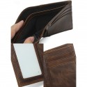 Men's Genuine Leather Wallet with Crocodile Head Design Stylish and Durable, RFID Protection, Multiple Card Slots, Ideal for Casual and Formal Occasions