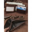 Men's Genuine Leather Wallet with Crocodile Head Design Stylish and Durable, RFID Protection, Multiple Card Slots, Ideal for Casual and Formal Occasions