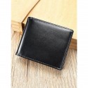 Men's RFID Blocking Genuine Leather Wallet Slim Bifold Design with Gradient Finish,  Premium Cowhide, Available in Brown, Red, and Black