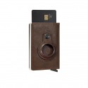 Men's RFID-Blocking Carbon Fiber Wallet with Card Holder & Airtag Ring Sleek, Secure, and Stylish for Daily Use and Travel