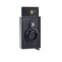 Men's RFID-Blocking Carbon Fiber Wallet with Card Holder & Airtag Ring Sleek, Secure, and Stylish for Daily Use and Travel