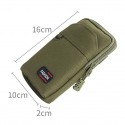 Men's Coin Purse Mobile Phone Bag Credit Card Holder Wallet Oxford Cloth Outdoor Daily Floral Print 098 Vertical Single Layer Black + Carabiner 098 Vertical Single Layer Army Green + Carabiner 097