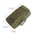 Men's Coin Purse Mobile Phone Bag Credit Card Holder Wallet Oxford Cloth Outdoor Daily Floral Print 098 Vertical Single Layer Black + Carabiner 098 Vertical Single Layer Army Green + Carabiner 097