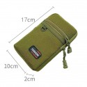 Men's Coin Purse Mobile Phone Bag Credit Card Holder Wallet Oxford Cloth Outdoor Daily Floral Print 098 Vertical Single Layer Black + Carabiner 098 Vertical Single Layer Army Green + Carabiner 097