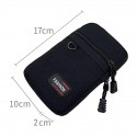 Men's Coin Purse Mobile Phone Bag Credit Card Holder Wallet Oxford Cloth Outdoor Daily Floral Print 098 Vertical Single Layer Black + Carabiner 098 Vertical Single Layer Army Green + Carabiner 097