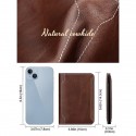 Men's Vintage Brown Leather Passport Holder with Card Slots Stylish and Durable Travel Accessory for Professionals