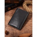 Men's Vintage Brown Leather Passport Holder with Card Slots Stylish and Durable Travel Accessory for Professionals