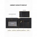 Men's RFID Blocking Faux Leather Bifold Wallet, Slim and Stylish Design for Casual and Everyday Use Black Blue Grey