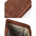 Men's RFID Blocking Bifold Wallet with Removable Card Holder 100% Premium Cowhide Leather, Multi-Card Organizer, Classic Brown Style for Daily Use & Ideal Father's Day Gift