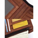 Men's RFID Blocking Bifold Wallet with Removable Card Holder 100% Premium Cowhide Leather, Multi-Card Organizer, Classic Brown Style for Daily Use & Ideal Father's Day Gift