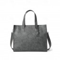 Men's Large Faux Leather Tote Bag Stylish Business Shoulder Bag, Casual Work Handbag, Versatile Travel Shopper for Office & Daily Use