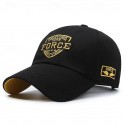 Men's Baseball Cap Sun Hat Trucker Hat Black White Polyester Embroidered Fashion Casual Street Daily Letter Adjustable Sunscreen Breathable
