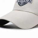 Men's Baseball Cap Sun Hat Trucker Hat Black White Polyester Embroidered Fashion Casual Street Daily Letter Adjustable Sunscreen Breathable