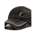 Men's Baseball Cap Sun Hat Trucker Hat Black Blue Cotton Embroidered Fashion Casual Street Daily Letter Adjustable Sunscreen Breathable