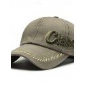 Men's Baseball Cap Sun Hat Trucker Hat Black Blue Cotton Embroidered Fashion Casual Street Daily Letter Adjustable Sunscreen Breathable
