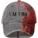 Men's Baseball Cap Sun Hat Trucker Hat Black Blue Cotton Adjustable Fashion Daily Wear Festival Graphic Pattern Halloween Casual / Daily