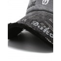 Men's Baseball Cap Sun Hat Trucker Hat Black Blue Cotton Embroidered Vintage Fashion Casual Street Daily Letter Adjustable Sunscreen Breathable