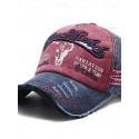 Men's Baseball Cap Sun Hat Trucker Hat Black Blue Cotton Embroidered Vintage Fashion Casual Street Daily Letter Adjustable Sunscreen Breathable