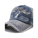 Men's Baseball Cap Sun Hat Trucker Hat Black Blue Cotton Embroidered Vintage Fashion Casual Street Daily Letter Adjustable Sunscreen Breathable