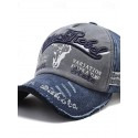 Men's Baseball Cap Sun Hat Trucker Hat Black Blue Cotton Embroidered Vintage Fashion Casual Street Daily Letter Adjustable Sunscreen Breathable
