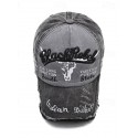 Men's Baseball Cap Sun Hat Trucker Hat Black Blue Cotton Embroidered Vintage Fashion Casual Street Daily Letter Adjustable Sunscreen Breathable