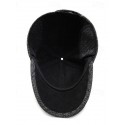 Men's Baseball Cap Sun Hat Trucker Hat Black Coffee Polyester Fashion Casual Street Daily Plain Adjustable Sunscreen Breathable