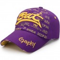 Men's Baseball Cap Black White Polyester Embroidery Travel Beach Outdoor Vacation Plain Adjustable Sunscreen Fashion